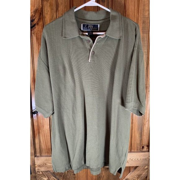 La Cabana Men's Polo Shirt Green Size Large - Picture 1 of 6
